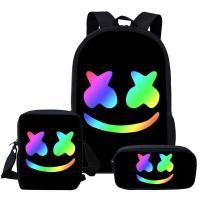 ราคา Dj marshmello กระเป ๋ าเป ้ สะพายหลัง marshmello กระเป ๋ านักเรียนประถม กระเป ๋ าเป ้ สะพายหลัง ชุดสามชิ ้ น ผู ้ ชาย ผู ้ หญิง (24277054623)