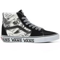 ราคา VANS SK8 HI VANS COLLAGE BLACK WHITE SNEAKERS สินค้ามีประกันแท้ (22731643897)
