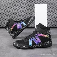ราคา 2024 Professional Mens Wrestling รองเท้าลื่นมวยรองเท้าคู่ Anti Slippery รองเท้าผ้าใบ Mens Breathable มวยปล้ํารองเท้า TW10 (27003251494)