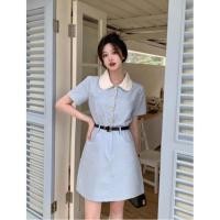 ราคา เดรสยีนส์สาวอวบ คลาวดี้เดรส (19085860804)