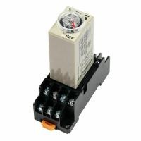ราคา H3Y 4 timer ลูกบิดหมุน1S 5s 10S 30S 60S 3M 5M 10M 30M Timer รีเลย์ AC 110V 220V 380V 14 Pinไม่รวม ฐาน PYF14A (9982084574)