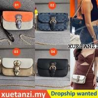 ราคา COACH c5620 c8304 ca441 c7376 kleo กระเป๋าสะพายผู้หญิง ออกแบบฝาพับ พิมพ์ลายคลาสสิก สายคล้องไหล่โซ่ (23344494470)