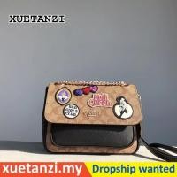 ราคา COACH cc152 Disney klare 25 กระเป๋าสะพายผู้หญิง กระเป๋าออร์แกน สายสะพายโซ่ ลายการ์ตูน (22769994992)