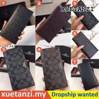 ราคา Coach 75365 74599 75013 74978 กระเป๋าสตางค์ผู้ชาย แบบพับ ซิปด้านในกระเป๋า ช่องใส่การ์ดหลายช่อง (22344494023)