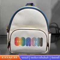 ราคา Coach CA624 624 ผู้หญิงหนังแฟชั่นมินิลำลองกระเป๋าเป้สะพายหลังขนาดเล็กกระเป๋าสะพายไหล่คู่ (21841197928)