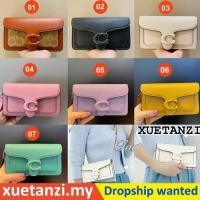 ราคา COACH ck025 cj925 กระเป๋าสะพายผู้หญิง หนังแท้ เปิดฝา หัวเข็มขัดแม่เหล็ก สไตล์คลาสสิก (20780504337)
