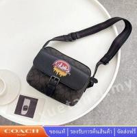 ราคา COACH C6636 กระเป๋าสะพายข้างผู้ชายกระเป๋าสะพายข้างแนวทแยงลำลองอเนกประสงค์ซิปกระเป๋า ผู้สื่อสาร กระเป๋ากล้อง 6636 (20141209342)