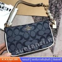 ราคา Coach C3334 ผู้หญิงไหล่กระเป๋าไพ่นกกระจอก คล้องข้อมือ กระเป๋าถือ 3334 (19441211753)