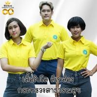 ราคา เสื้อโปโลสีเหลือง ปักตรากระทรวงสาธารณสุข (12299741397)