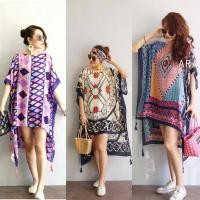 ราคา เดรสสไตล์ โบฮีเมียน สีน้ำเงิน (2675276649)