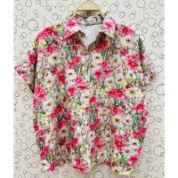 ราคา เชิ๊ตคอปกลินินญี่ปุ่น 100 พิมพ์ลายดอกสวยๆค่า (25412049972)
