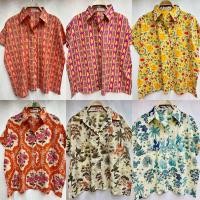 ราคา เสื้อคอปกเชิ้ตแขนสั้นแขนในตัวผ้าคอตตอนอินเดีย 100 ลายผ้างานทำมือลายเก๋กระดุมหน้าแขนในตัวชายโคร้งผ่าข้ (24013131318)