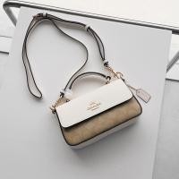 ราคา พร้อมสต็อกเดิมแท้100 COACH CC340มินิ Josie ของผู้หญิงคลาสสิก presbyopic ไหล่ C rossbody กระเป๋าพนังกระเป๋าถือที่ถอดออกได้สายคล้องไหล่สลิงกระเป๋า (26106346664)
