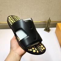 ราคา Lv2024ใหม่ผู้ชายรองเท้าแตะลำลองรองเท้าแตะ9pu0 (26806339574)