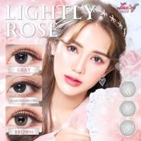 ราคา คอนแทคเลนส์ มินิ Lightly Rose Almond brown Brown Gray Luxzylens ลายฮิต ขายดีมาก กรองแสงกันยูวี (25459044156)