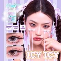 ราคา คอนแทคเลนส์ บิ๊กอาย Icy Icy Brown Gray Shinee ลายฮิต ขายดีมาก กรองแสงกันยูวี (24561530666)