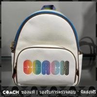 ราคา OUTLET Coach แท้ CA624 624 ผู้หญิงหนังแฟชั่นมินิลำลองกระเป๋าเป้สะพายหลังขนาดเล็กกระเป๋าสะพายไหล่คู่ (13696421665)