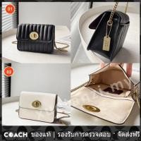 ราคา OUTLET Coach แท้ C6496 C6495 กระเป๋าสะพายข้าง Jennifer Lopez Bowery พร้อมสายโซ่ควิลท์ผู้หญิงแบบเส้นตรง 6496 6495 (20947106753)