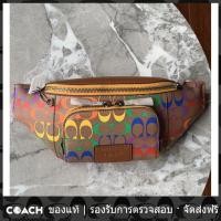 ราคา OUTLET Coach แท้ Outlet Men s Classic Logo TRACK กระเป๋าคาดเอว C9847 (19741798605)