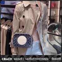 Coach C2822 Dempsey Camera Bag In Signature Jacquard with Patch กระเป๋าสะพายข้าง