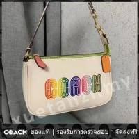 ราคา OUTLET Coach แท้ CA438 ผู้หญิงกระเป๋าแฟชั่นคลาสสิกไพ่นกกระจอกกระเป๋าสะพายขนาดเล็กอเนกประสงค์กระเป๋าสะพายที่สวยหรูและน่ (18646847096)