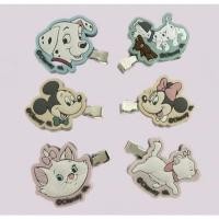 ราคา กิ๊บติดผม แบบหนีบยาง Disneys Micky Minnie Marie สีพาสเทล นำเข้าจากญี่ปุ่น (25581219653)