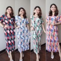 ราคา Maxzy Dress Premium Pleat ลายสวย แพทเทิร์นชายตรงเดรสยืด พลีทยาว แฟชั่นสาวอวบ ชุดพลีท ชุดใส่เที่ยวทะเล เดรสสาวอวบ (13823269360)