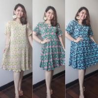 ราคา New Collection b202 แฟชั่นสาวอวบ ชุดเดรสลายดอกไม้ ชุดออกงาน ชุดทะเลแฟชั่นชุดอัดพลีทพิมพ์ลาย เดรสFreesize เดรสยืดFreesize (22070438191)