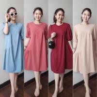 ราคา Fashion Dress แฟชั่นชุดเดรส แฟชั่นFreesize สีสดใส ชุดเดรสสาวอวบ ชุดเดรสยืด ชุดเที่ยวทะเล ชุดทำงาน ชุดคลุมท้อง ชุดแฟชั่น (22025961363)