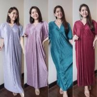 ราคา ชุดเดรสpleated oversize KIMONO DRESS แฟชั่นชุดพลีท แฟชั่นสาวอวบ ชุดเดรสพลีททรงกิโมโน ชุดใส่ออกงาน ชุดพลีทไฮโซชุดเดรสดูดี (20924360230)