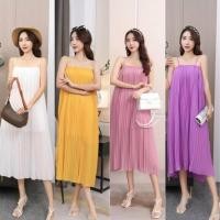 ราคา Maxidress ชุดเดรสสายเดี่ยว ชุดพลีสชีฟอง ชุดเดินชายหาด ชุดใส่เที่ยวทะเล สินค้านำเข้าพร้อมส่งจากไทย Freesize แฟชั่นสาวอวบ (19622672571)