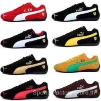 ราคา หลากสี Puma Ferrari รองเท้าผ้าใบ หนังนิ่ม สําหรับผู้ชาย ผู้หญิง (28756255313)