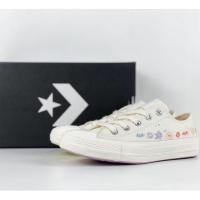 ราคา Converse All Star ox รองเท้าผ้าใบลําลอง ข้อสั้น ปักลายดอกไม้ สําหรับผู้ชาย ผู้หญิง เหมาะกับการเล่นก (26356248453)
