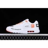 ราคา Nike Air Max 1 รองเท้าวิ่งสีส้มสีขาวของแท้ 100 สำหรับผู้หญิงและผู้ชาย unisex (24564968965)