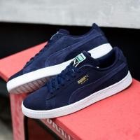 ราคา Puma Suede น้ำเงินขาวต้นฉบับ ลำลอง (22189484095)