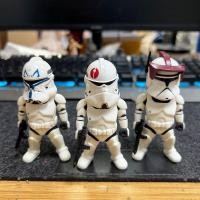 ราคา New Product Special Offer Domestic Star WarsQVersion White Soldier Stormtrooper Clone Captain Car Toy Model Handmade Toy Decoration Doll (29604538082)