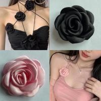ราคา อุปกรณ์เสริมชุดราตรี หรูหรา ลายดอกไม้ สีดํา สีชมพู (20984726705)