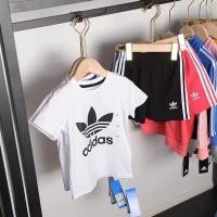 ราคา พร้อมแท็ก Adidas ชุดเสื้อแขนสั้น กางเกงขาสั้น แฟชั่นฤดูร้อน สําหรับเด็กผู้ชาย ผู้หญิง 2 12 ปี (25521612963)