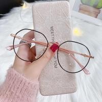 ราคา แว่นตาป้องกันแสงสีฟ้า แว่นตาเด็กผู้หญิงไม่มีองศาแฟชั่นใหม่ แว่นตากรอบโลหะนักเรียน (29756419850)