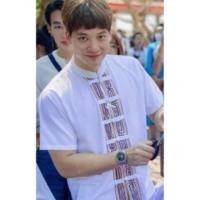 ราคา เสื้อผ้าฝ้ายคอจีนแขนสั้นแต่งลายเชือก เสื้อพื้นเมืองผู้ชาย (2062089241)