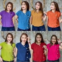 ราคา เสื้อผ้าฝ้ายพื้นเมือง แต่งกระดุมจีนผ้าขอด (9436724124)