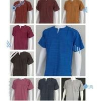 ราคา เสื้อพื้นเมืองสีล้วน เสื้อผ้าฝ้ายคอจังโก้หลากสี ใส่ได้ทั้งชายหญิง (3348408016)