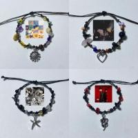 ราคา ตะกร้า27 กำไลเชือกเทียนออกแบบตามปกเพลง กำไลข้อมือ เชือกเทียน วินเทจ ฮิปปี้ แฟร์รี่ น่ารัก (29806028453)