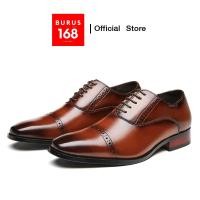 ราคา รองเท้าหนังแท้ ผู้ชาย เพิ่มลายฉลุ รุ่น Captoe Brogue Oxford Size 39 45 (25002208076)