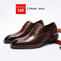 ราคา รองเท้าหนังแท้ลายฉลุ ผู้ชาย เย็บพื้นทุกคู่ รุ่นใหม่ Brogue Oxford รองเท้าหนังลายฉลุ รองเท้าหนังเจ้าบ่าว Size 38 44 (23789338571)