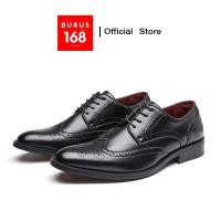 ราคา รองเท้าหนังแท้ลายฉลุ ผู้ชาย เย็บพื้นทุกคู่ รุ่น Brogue Derby ลายฉลุ Size 39 44 (22687489062)