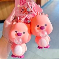 ราคา Loopy เป่าฟองหยิกพวงกุญแจหญิง จี้ตุ๊กตาทับทิม 2024 จี้กระเป๋านักเรียนเครื่องประดับขนาดเล็ก (28504483949)