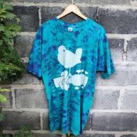 ราคา เสื้อยืดวินเทจ Original 1994 Woodstock Concert Tie Dye T Shirt (20756179857)