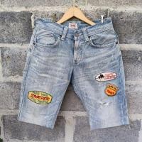 ราคา กางเกงยีนส์ขาสั้น Edwin Custom Surf Patch Denim Shorts (20481678759)