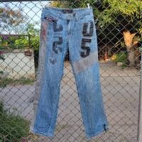 ราคา กางเกงยีนส์ Fubu The Collection Patchwork Jeans (24011463983)